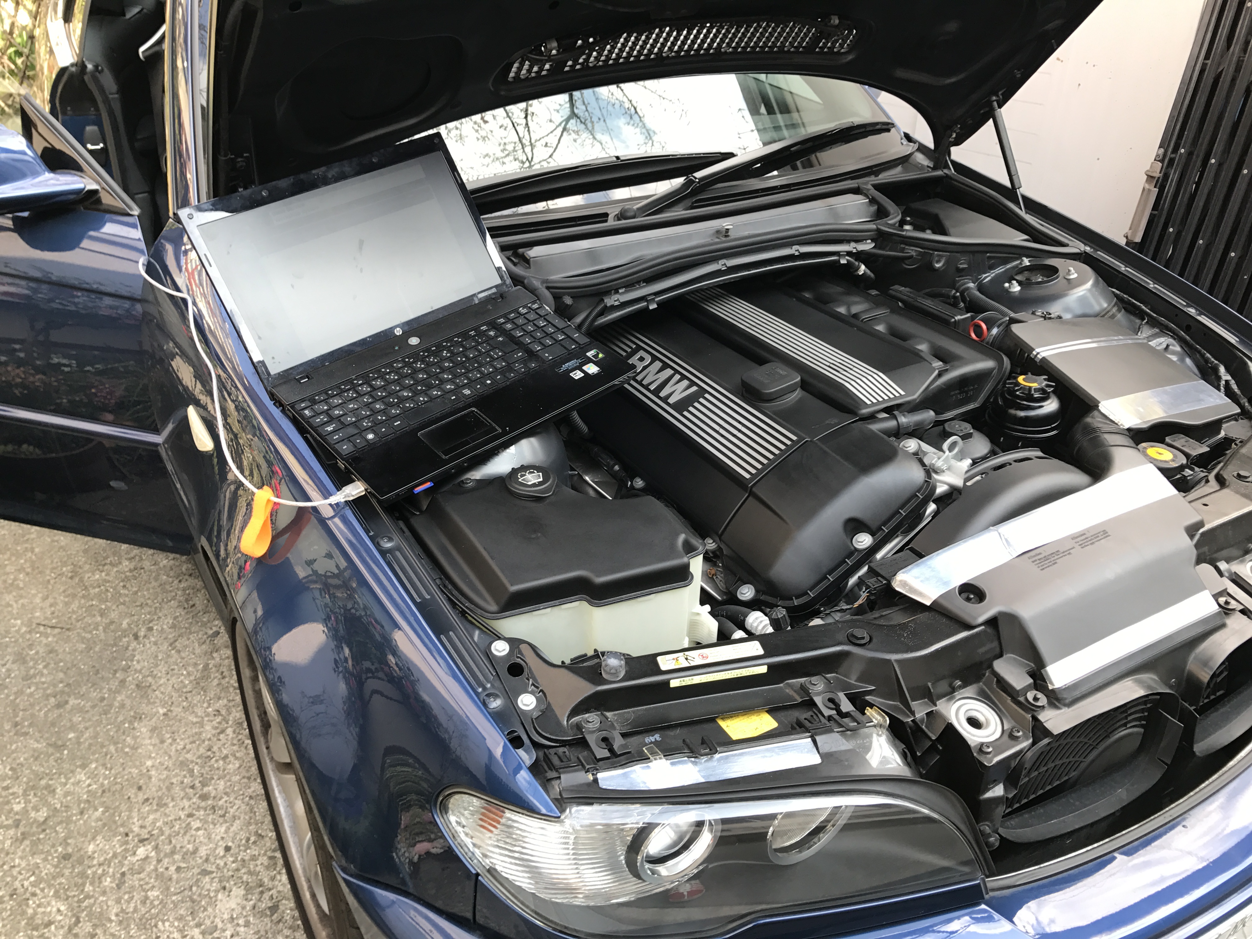 アルミテープでエンジン警告灯点灯 診断機で消すの巻 Engine Warning Sign Appears Due To Aluminium Tape Erased It Bmw E46 カブリオレな話